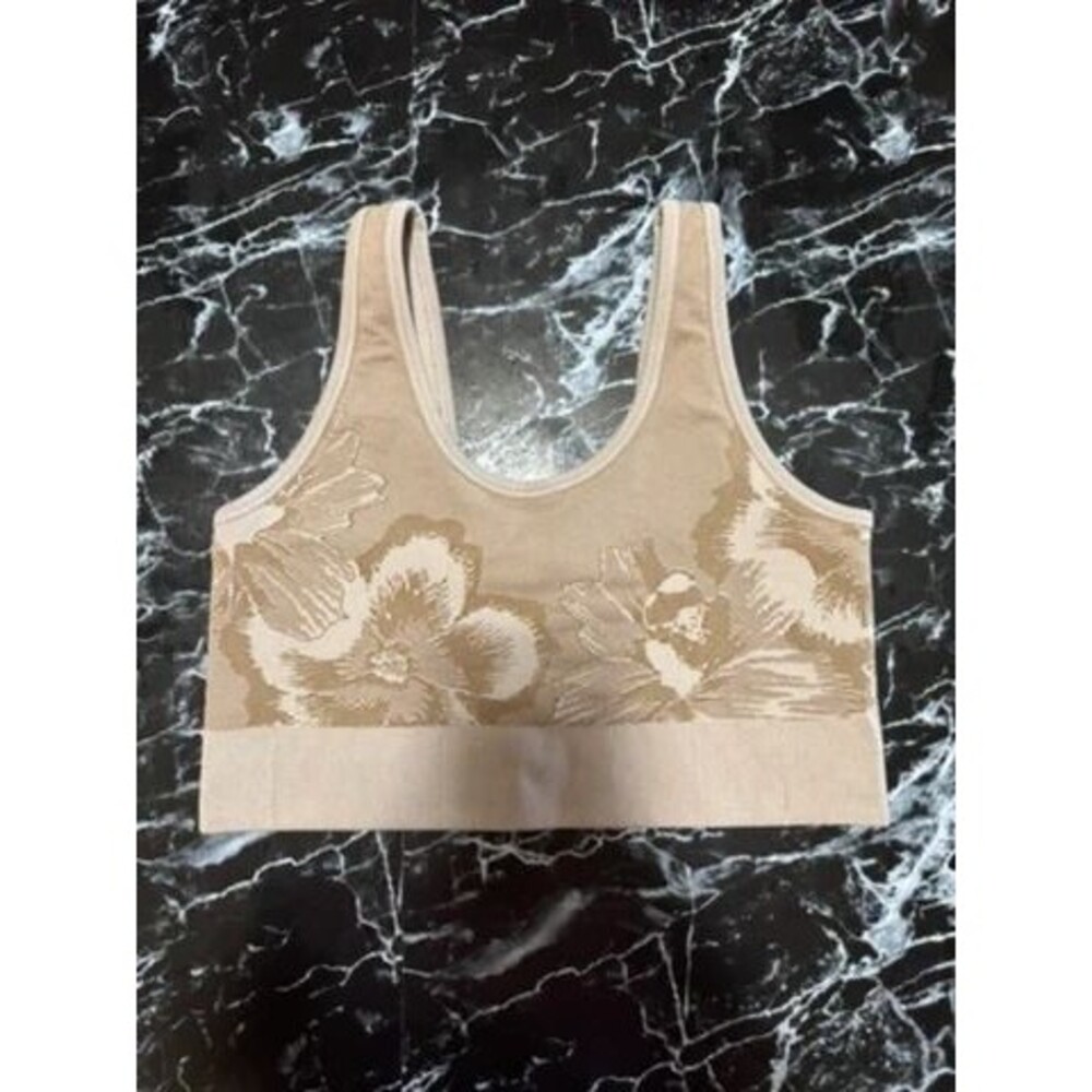 Seamless Floral Sports Bra